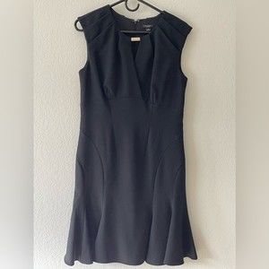 Ann Taylor Sleeveless Black Dress Size 8 LBD